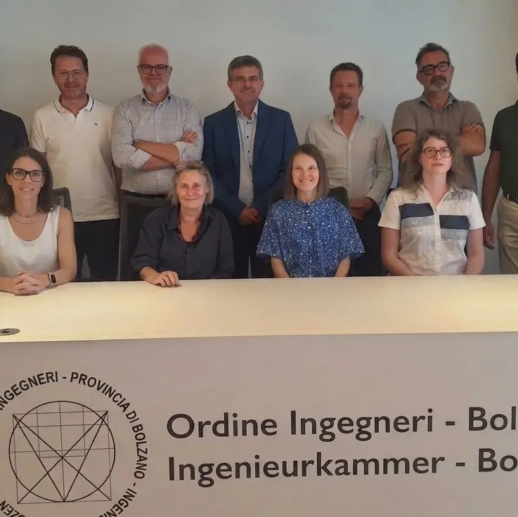 Bolzano, Rudi Bertagnolli nuovo presidente dell'Ordine degli Ingegneri