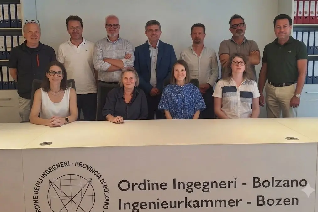 Bolzano, Rudi Bertagnolli nuovo presidente dell'Ordine degli Ingegneri