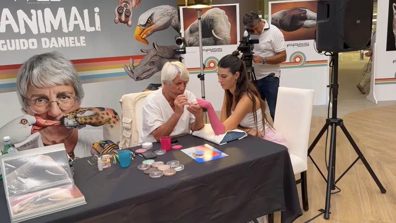 L'artista Daniele a Cagliari: “Arte per lanciare un messaggio di rispetto della natura”