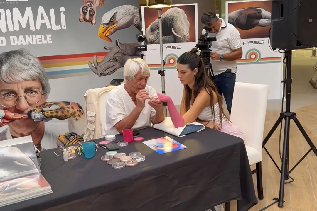 L'artista Daniele a Cagliari: “Arte per lanciare un messaggio di rispetto della natura”