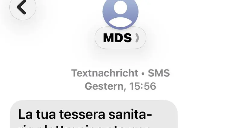 Sms ed email falsi per il rinnovo della tessera sanitaria: l'allerta dell'Azienda sanitaria