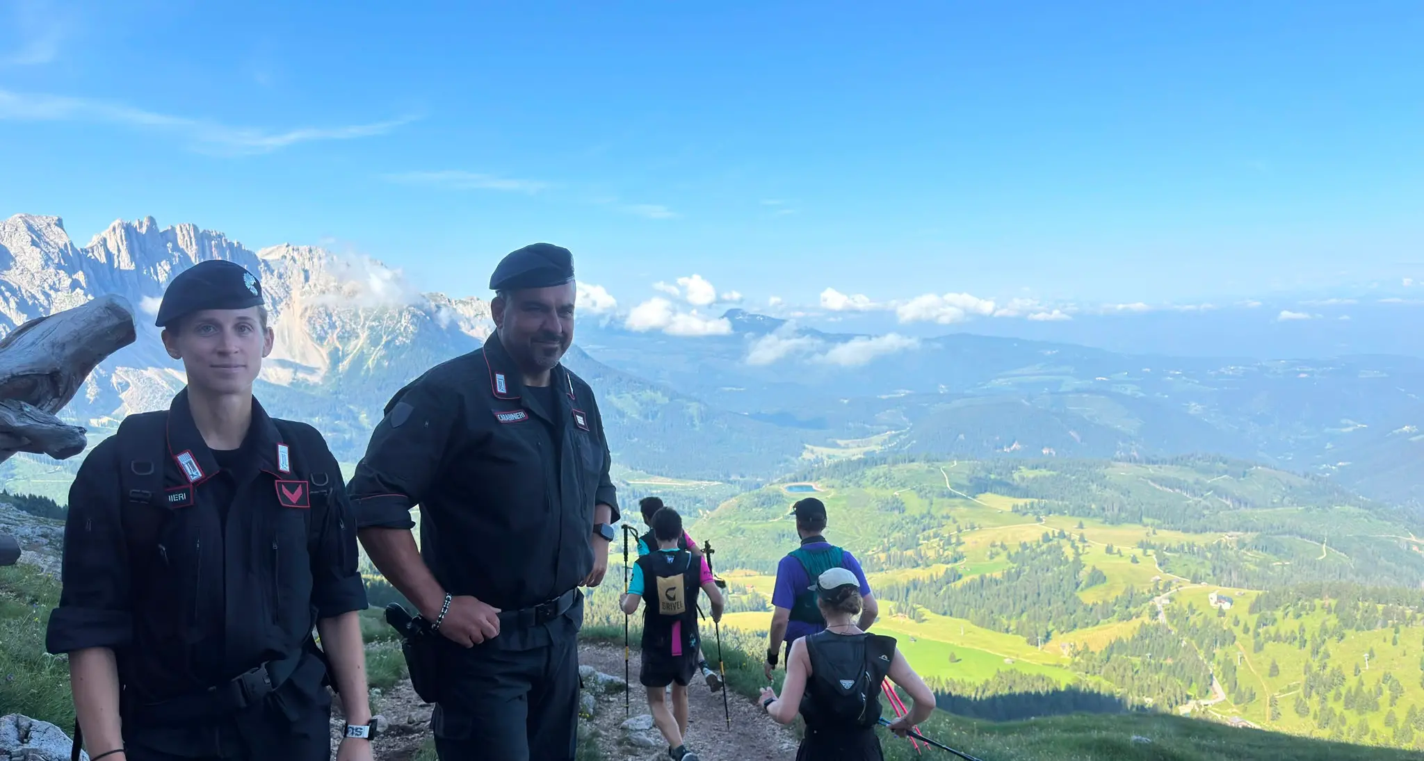 Skymarathon, Carabinieri in campo: controlli a piedi tra atleti e spettatori