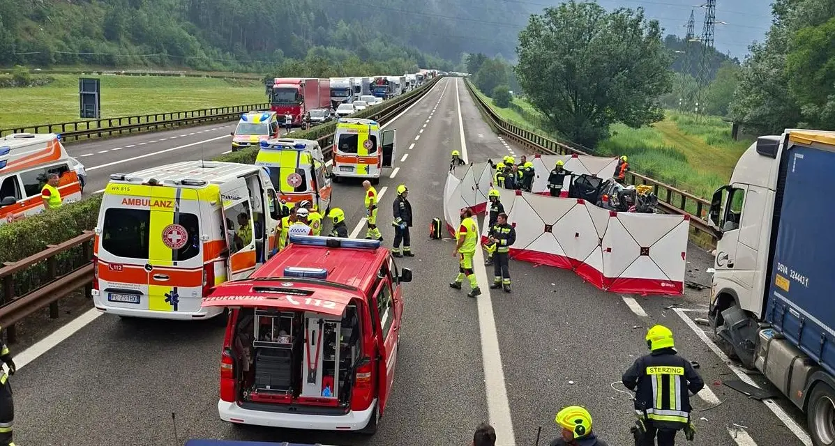 Tragedia in A22: la morta è una donna danese