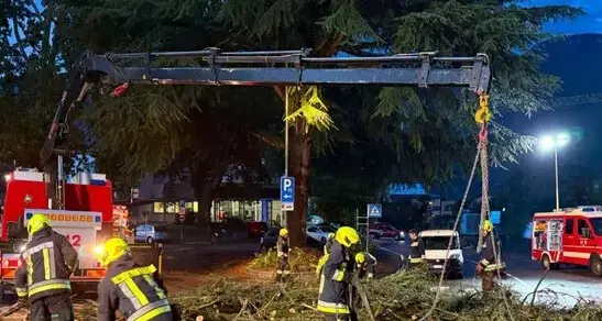 Forti temporali, vigili del fuoco impegnati in tutta la provincia