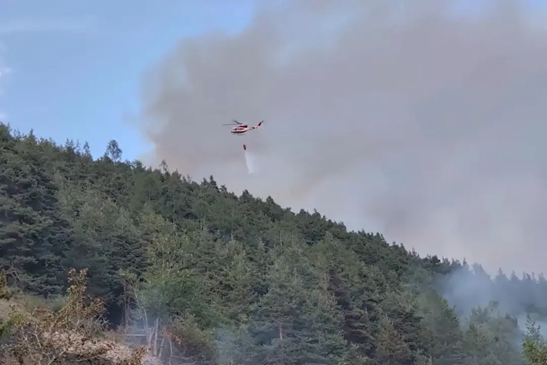Piemonte, incendio tra Bardonecchia e Oulx: persi 25 ettari di pineta