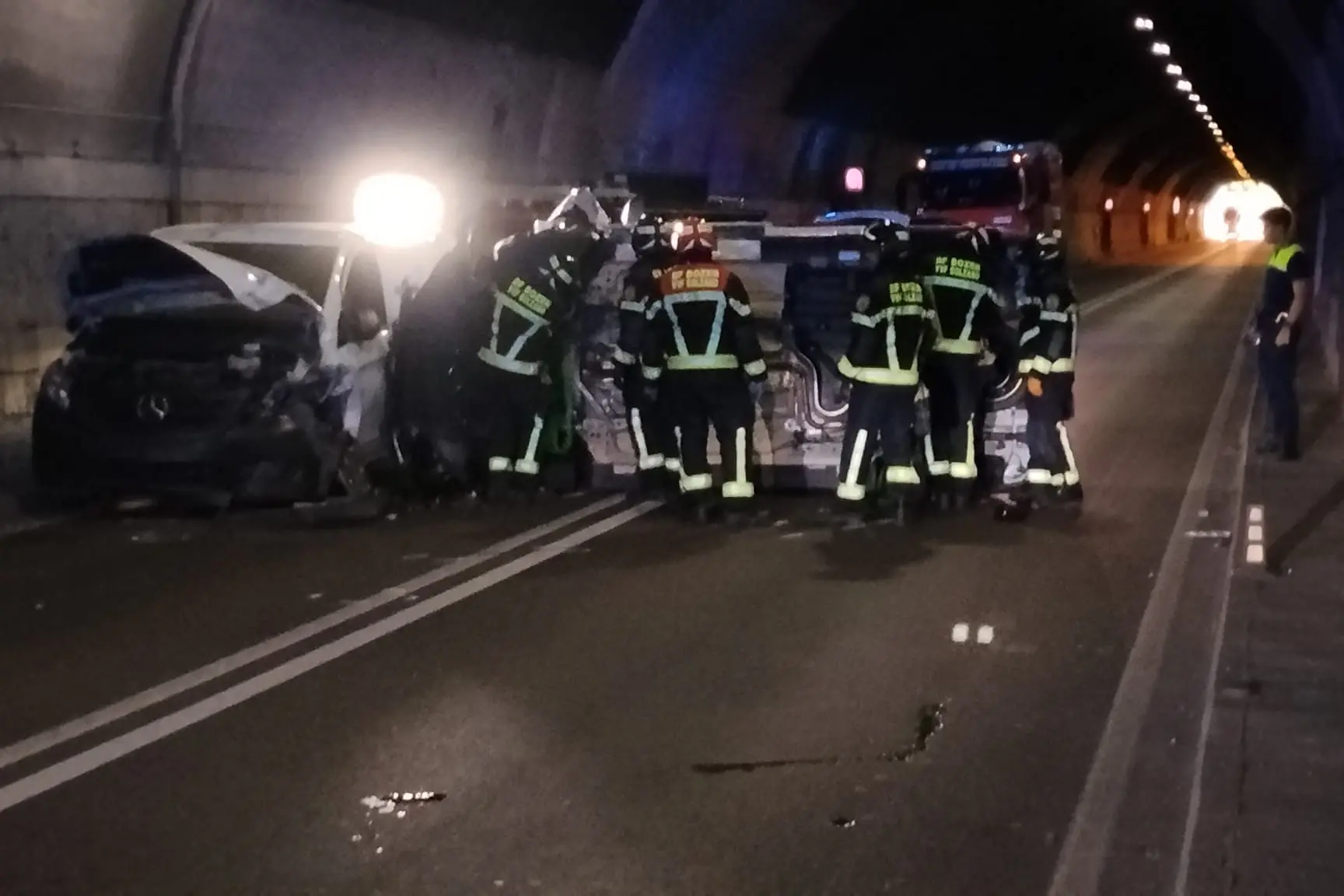 Incidente in galleria