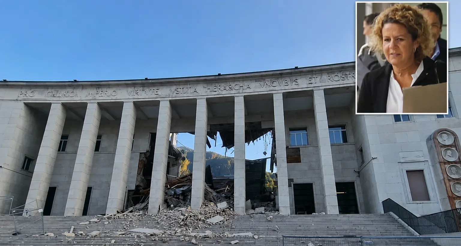 Crollo del Tribunale, Eccher: «Ora sicurezza, non polemiche»