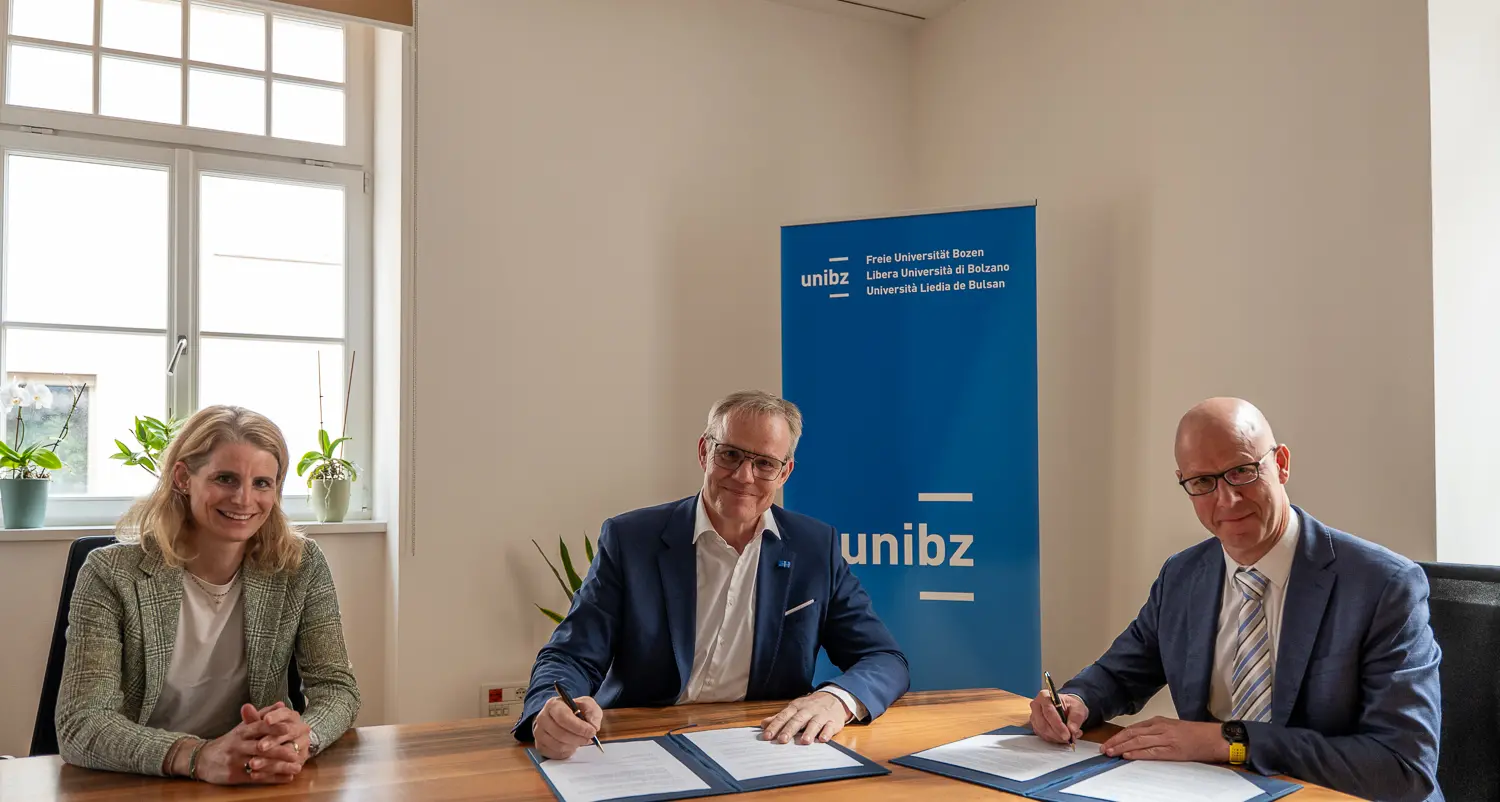 Libera Università di Bolzano e Unione: accordo di cinque anni con le imprese