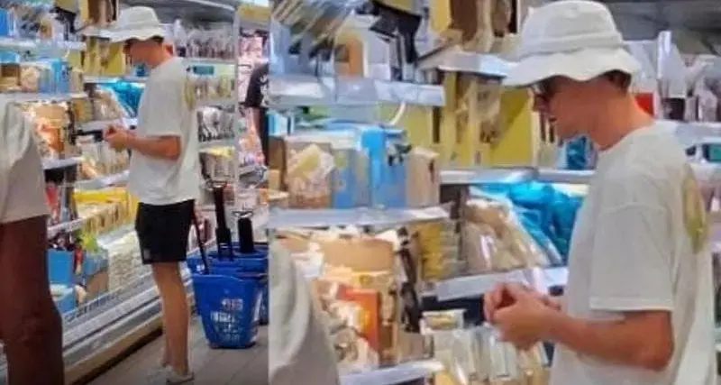 Jannik Sinner fa la spesa in un discount a Palau: foto virali dopo Wimbledon