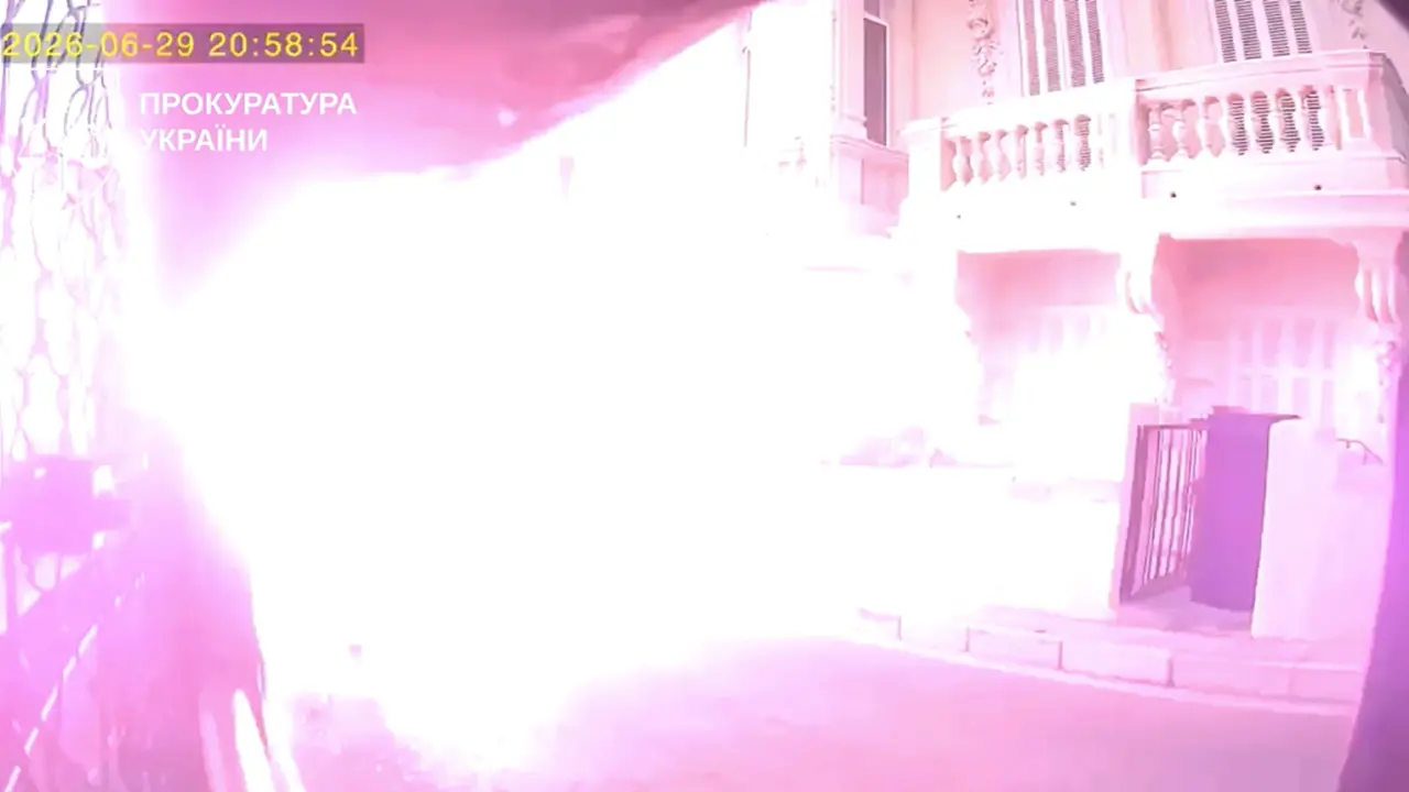 L'Ucraina il video dell'esplosione a Monaco