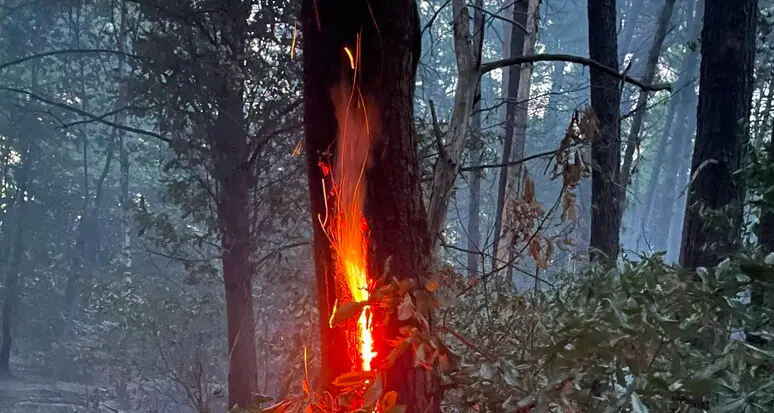 Campo Tures, incendio boschivo in quota