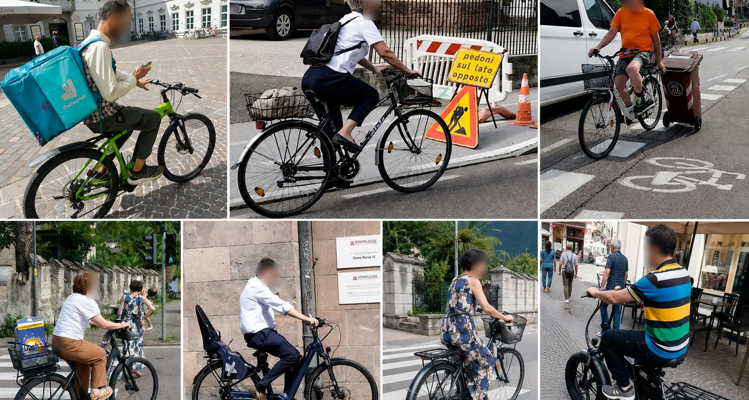 Contromano o sulle strisce: quando i ciclisti non rispettano il codice