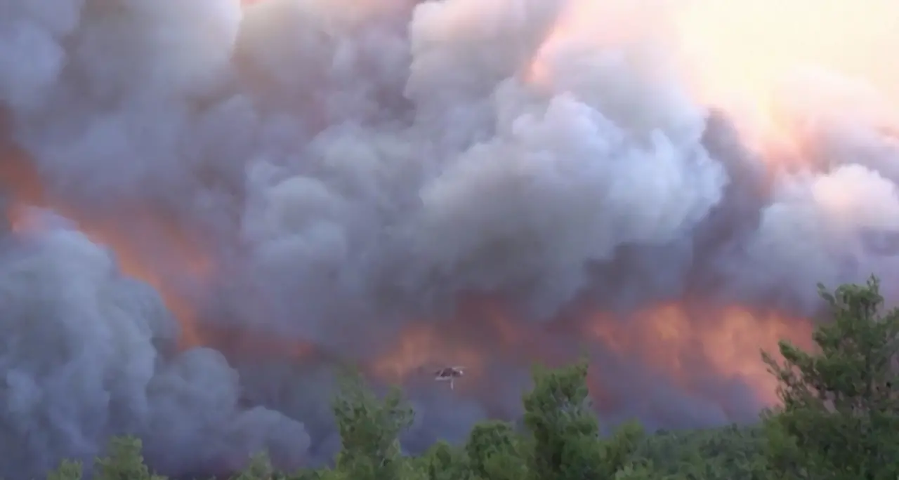 Grecia, incendio a 70 km da Atene minaccia Porto Germeno