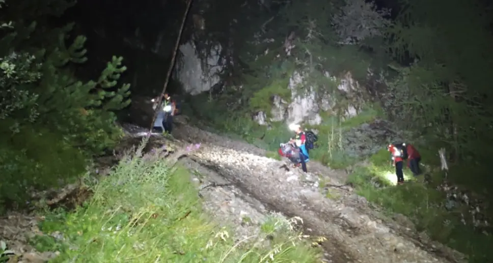 Salvataggio notturno per sei escursionisti sorpresi da un temporale