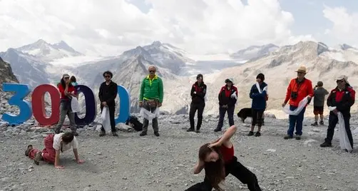 Alpi sempre più calde e fragili (Foto Legambiente)
