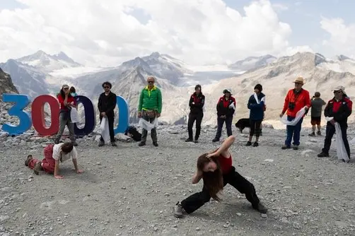 Alpi sempre più calde e fragili (Foto Legambiente)