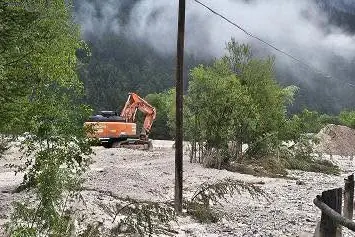 Maltempo in Alto Adige (Foto Vigili del fuoco)