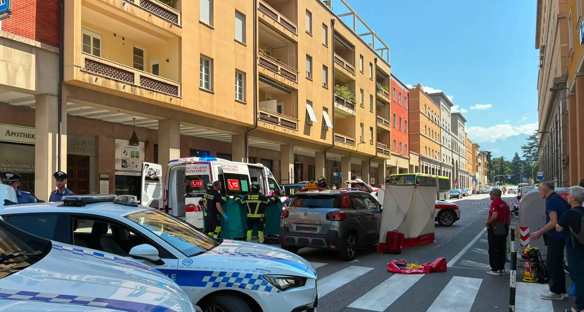 Muore dopo otto giorni la 67enne investita in città
