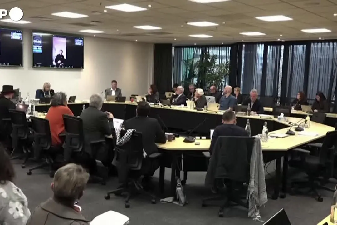 Politica partecipa a un incontro dal bagno, \"Vediamo il tuo bucato\"
