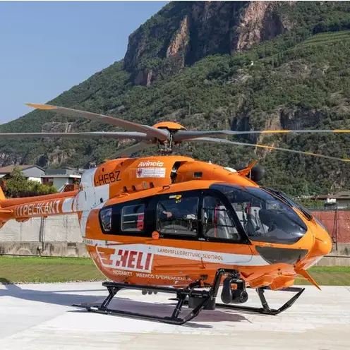 Elisoccorso, il nuovo Airbus in servizio presso la base di Bolzano