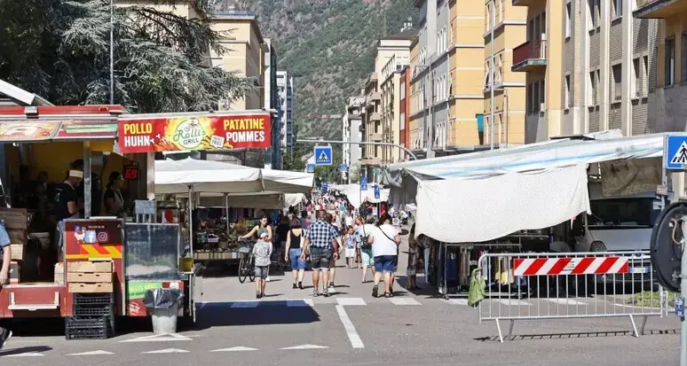 Nuovo mercato del sabato di Bolzano, buona la prima