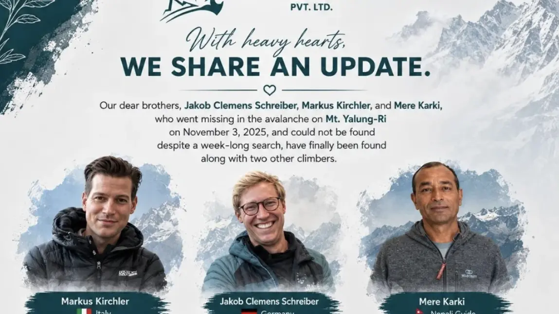 Nepal, Markus Kirchler è morto: l’annuncio dopo 9 mesi