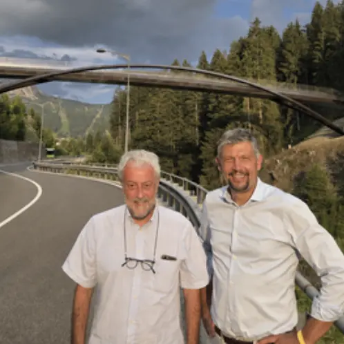 Ciclabile Rodaval, aperto il nuovo ponte tra Santa Cristina e Selva