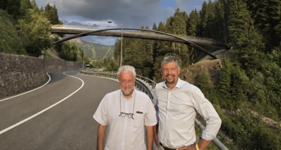 Ciclabile Rodaval, aperto il nuovo ponte tra Santa Cristina e Selva