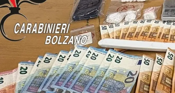 Bolzano, in monopattino con la cocaina: 70 dosi sequestrate