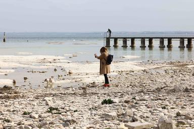 Il livello del Lago di Garda continua a scendere: persi 73 cm da marzo
