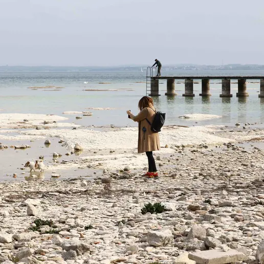 Il livello del Lago di Garda continua a scendere: persi 73 cm da marzo
