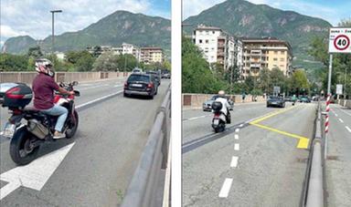 Ponte Roma, automobilisti nel caos: «Corsie e semafori creano confusione»