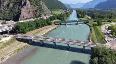 Vadena, riaperta a due corsie la provinciale 127: lavori verso la conclusione