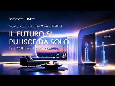 Comunicato Stampa: Tineco presenta a IFA 2026 il futuro della pulizia automatizzata