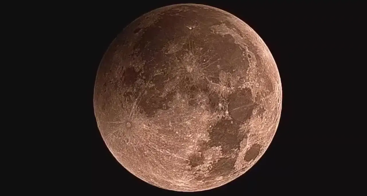 La Luna sparisce nell'ombra: l'eclissi parziale all'alba