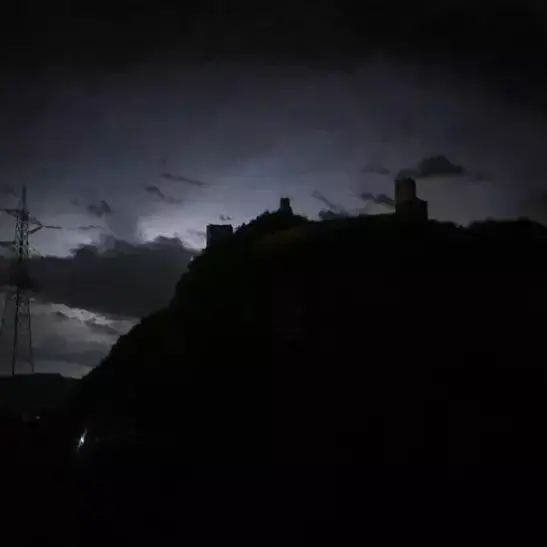 La scorsa notte un temporale show con oltre 400 fulmini a Bolzano