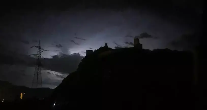La scorsa notte un temporale show con oltre 400 fulmini a Bolzano