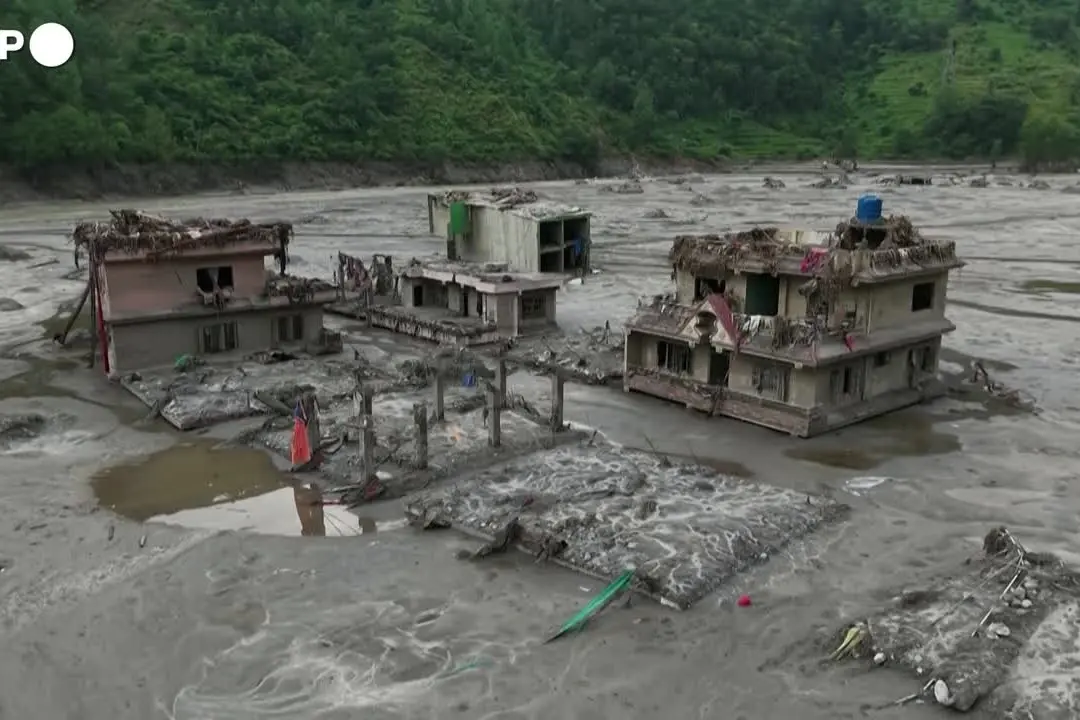 Nepal, conseguenze delle devastanti inondazioni nel distretto di Nuwakot