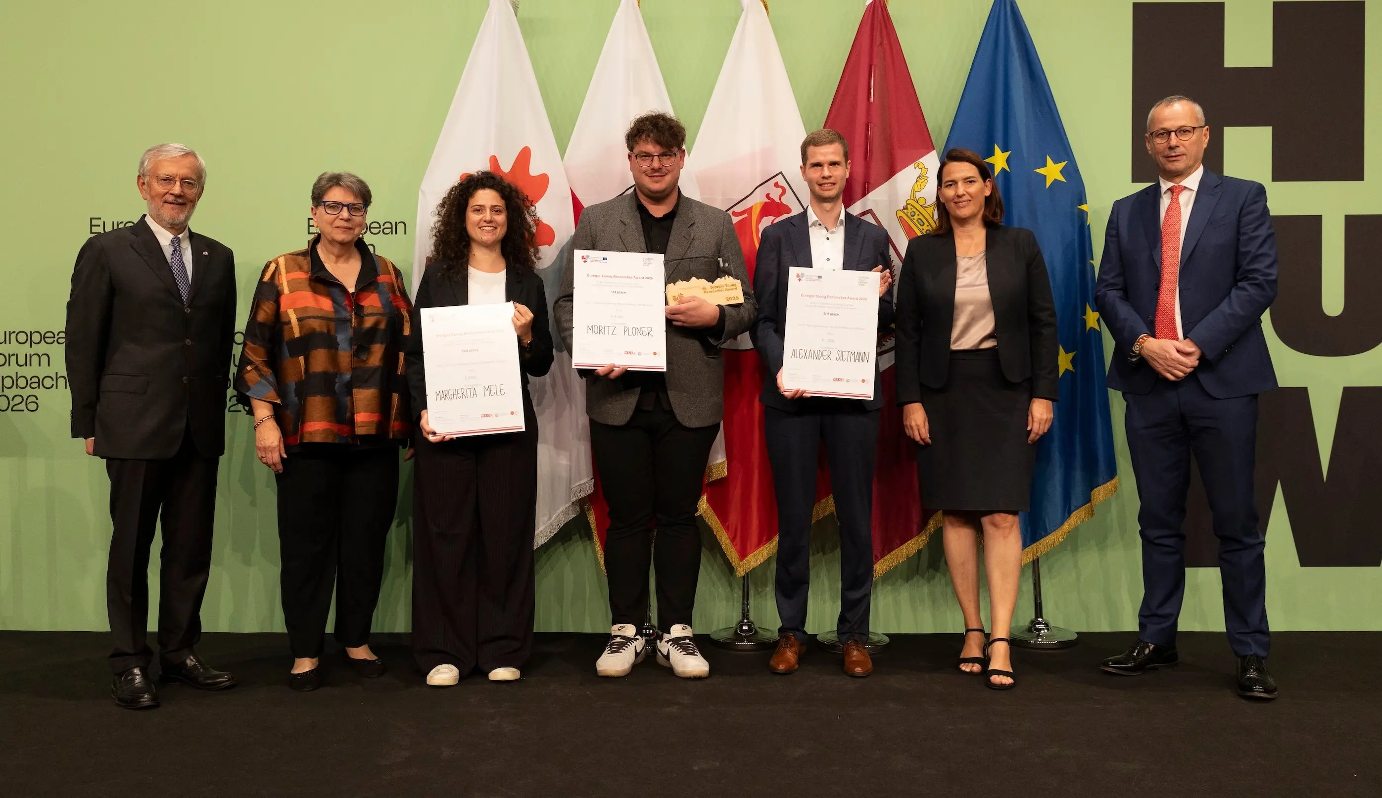 Euregio Awards, Alto Adige protagonista: premiati Moritz Ploner e KinCon biolabs