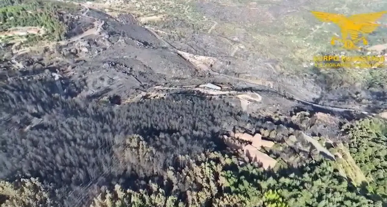 Incendio in Ogliastra, in fumo 300 ettari di bosco e macchia mediterranea