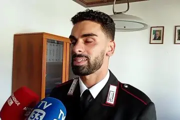 Emanuel Petta, uno dei due militari entrati nel Passirio