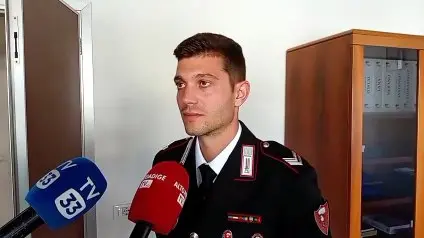 Vicebrigadiere Markus Sticker, secondo militare entrato nel Passirio