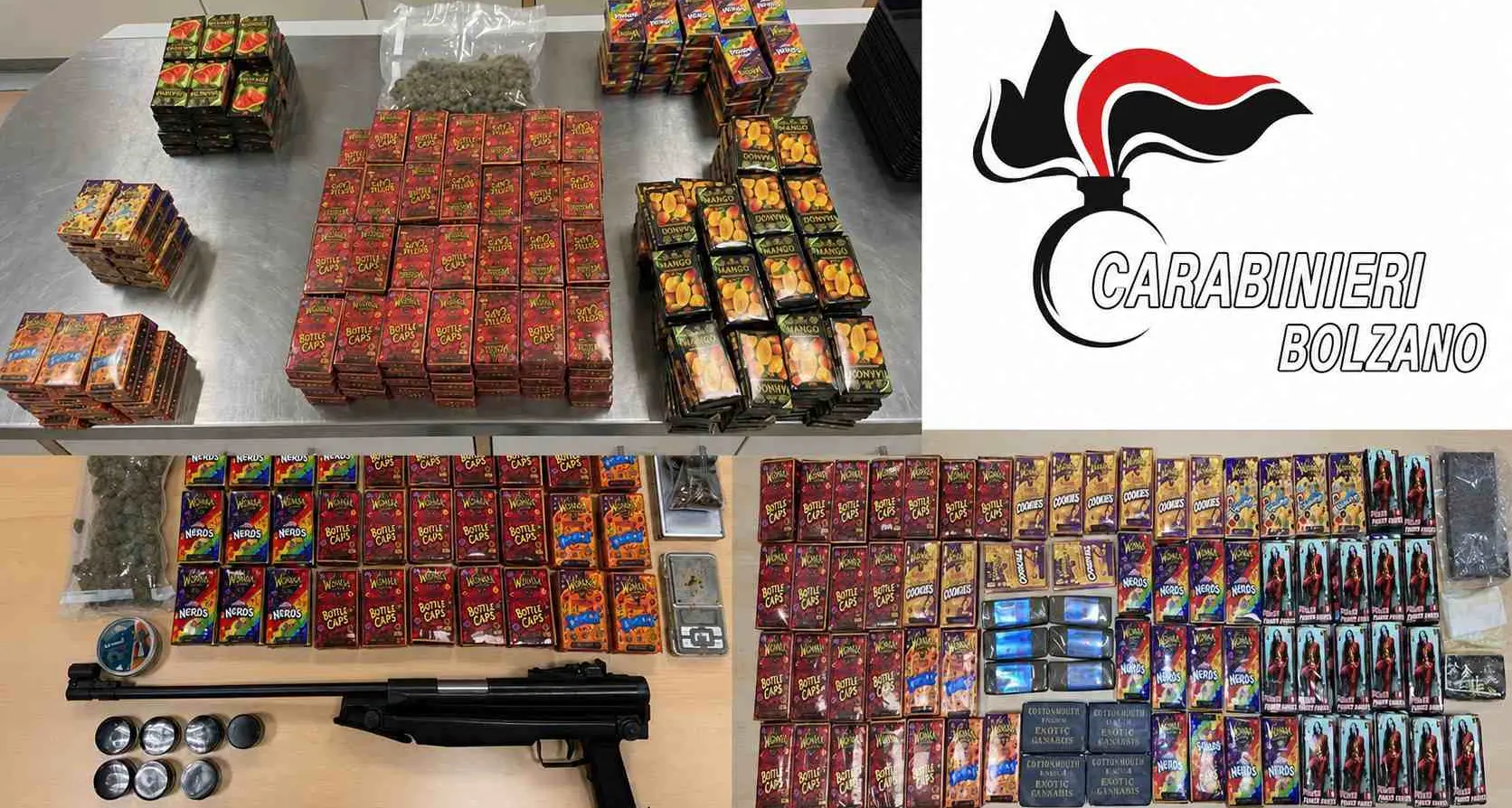 Maxi sequestro record di droga : 43 chili e 600 mila dosi, quattro arresti