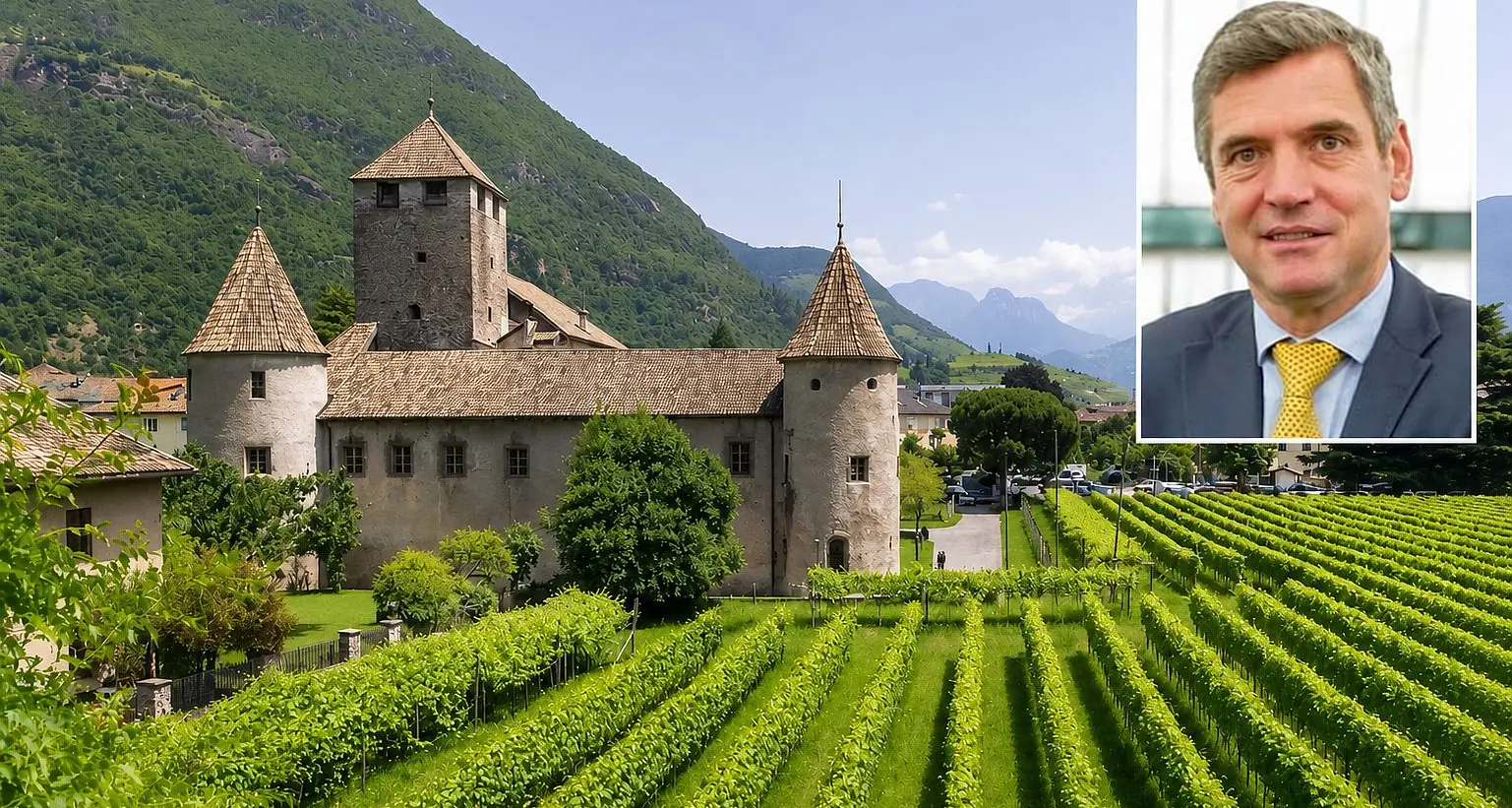 Mele bruciate dal caldo e grandine sui vigneti, l’allarme di Dorfmann