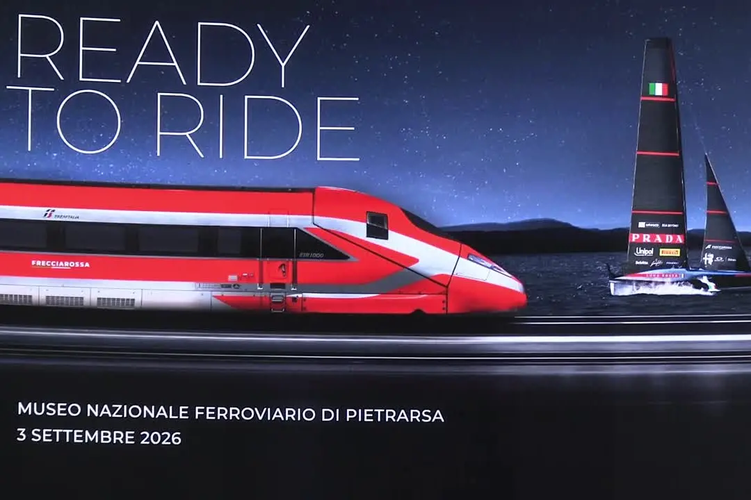ANSACOM TRENITALIA Frecciarossa Official Sponsor di Luna Rossa per la 38sima America's Cup