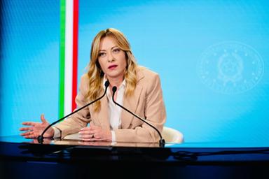 Meloni: «Siete un esempio di convivenza»