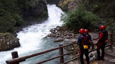 Cascate di Riva: persona dispersa, imponente operazione di ricerca