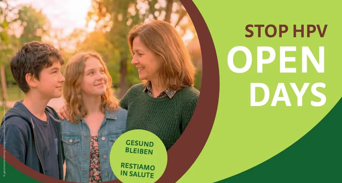 Vaccino HPV gratis e senza prenotazione in Alto Adige: Open Days per gli 11-26enni