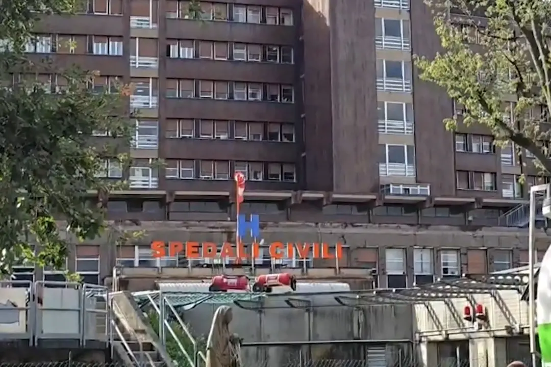 Maltempo a Brescia, allagato un reparto in ospedale
