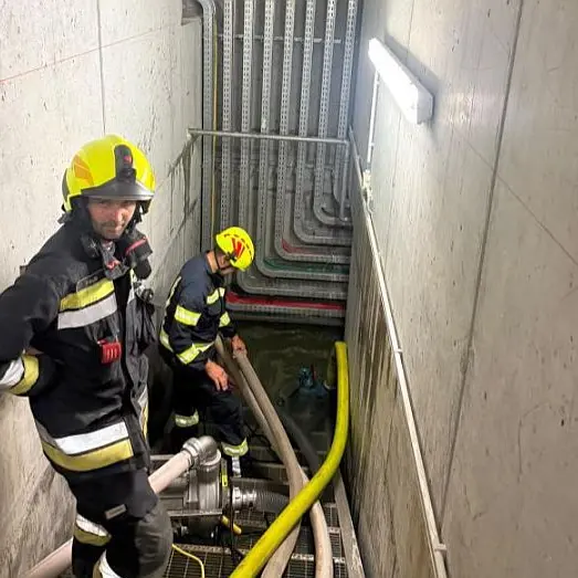 Merano, locale tecnico allagato: un metro d’acqua dopo il guasto a un idrante